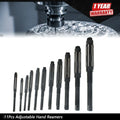 Set of 11 Adjustable Hand Reamers for Automotive Applications