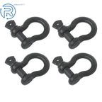 Set of 4 D Ring Anchor Shackles for Various Applications (WLL 4.75T)
