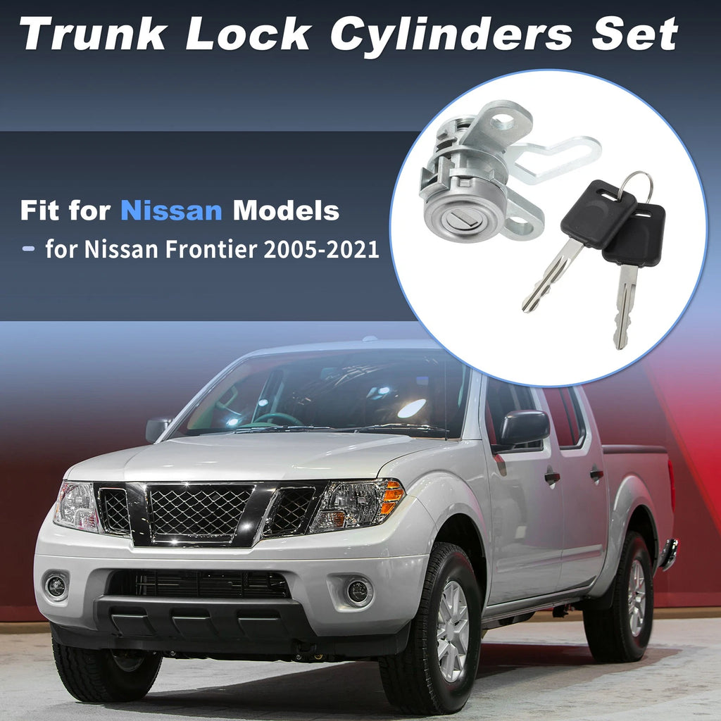 Tailgate Lock Cylinder with Keys Set for Nissan Frontier (2005–2021) No.K3477EA800