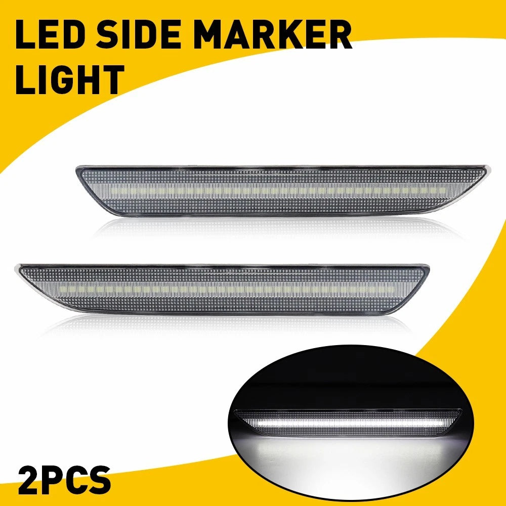 LED Rear Bumper Side Marker Lights for Ford Mustang (2015–2022)