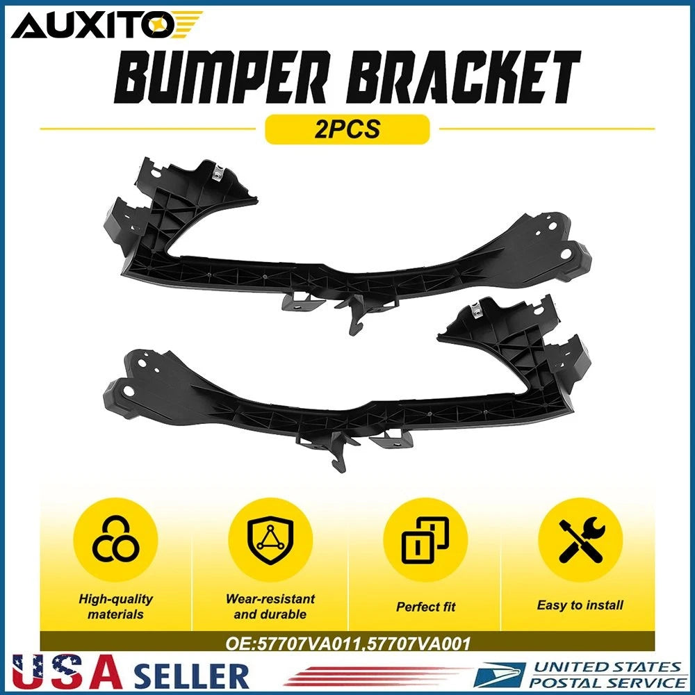 2X Bumper Brackets for Subaru WRX STi (2015–2017) Front Driver & Passenger Side