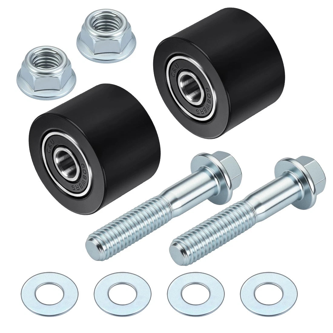 2X Upper Lower Chain Roller 52158-KA3-831 for Honda CR500R XR250L XR250R XR650R (1990–2007)