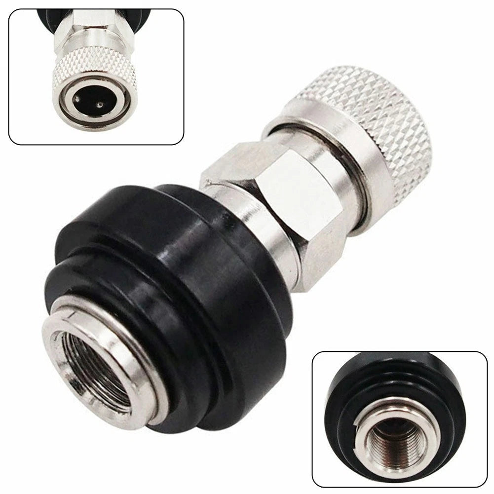 Coil Remote Hose Slide Check with Quick Disconnect 8mm Air Adapt for