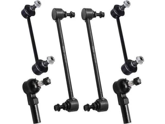 Front and Rear Tie Rod and Sway Bar Link Kit for Mazda Protege5 (2002–2003)