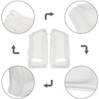 2X Headlight Lens Cover for Land Rover Range Rover Sport (2010–2013)
