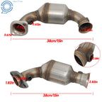 2X Catalytic Converters for Jeep Liberty (2002–2003) 3.7L V6