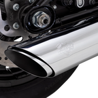 Twin Slash Slip-On Muffler for Harley-Davidson Softail (16750) Chrome