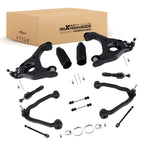 12x Front Upper Lower Control Arms Sway Bar for Chevy Silverado 1500 (1999–2006)