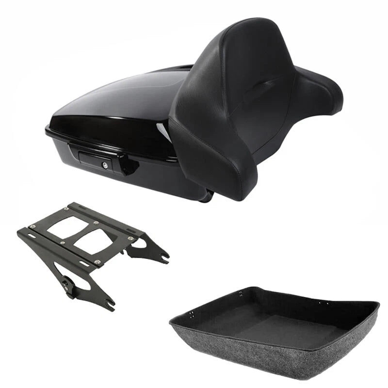 Chopped Trunk Backrest Mount for Harley Touring Road Street Glide (2014–2026)