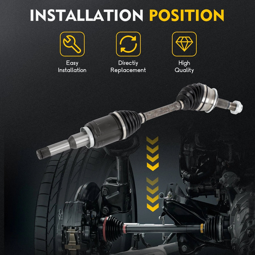 Set of 2 CV Axles for Chevrolet Sonic (2012–2017)