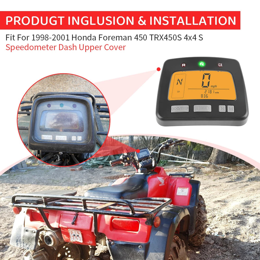 Speedometer Dash Upper Cover for Honda Foreman TRX450S (1998–2001)