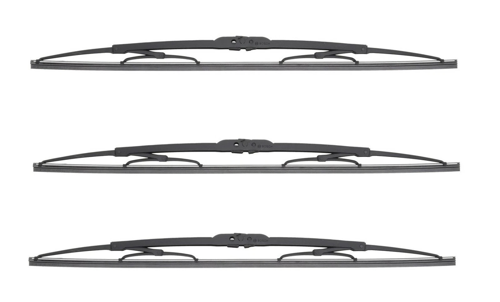 2X Bosch Micro Edge Wiper Blades for Saab Audi (Front & Rear)