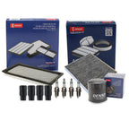 Tune Up Kit 4 Spark Plugs & Boots for Dodge Caliber, Compass, Patriot (2007–2017)