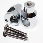 1" Universal Motorcycle Handlebar Riser Mounting Clamp Chrome