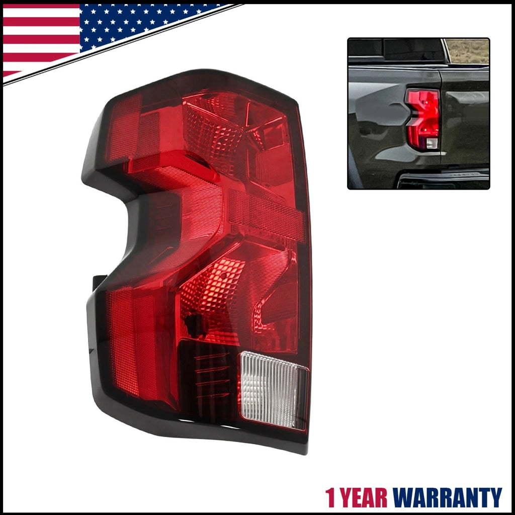 Halogen Tail Light for Chevrolet Colorado (2023–2025) LH W/ Bulb
