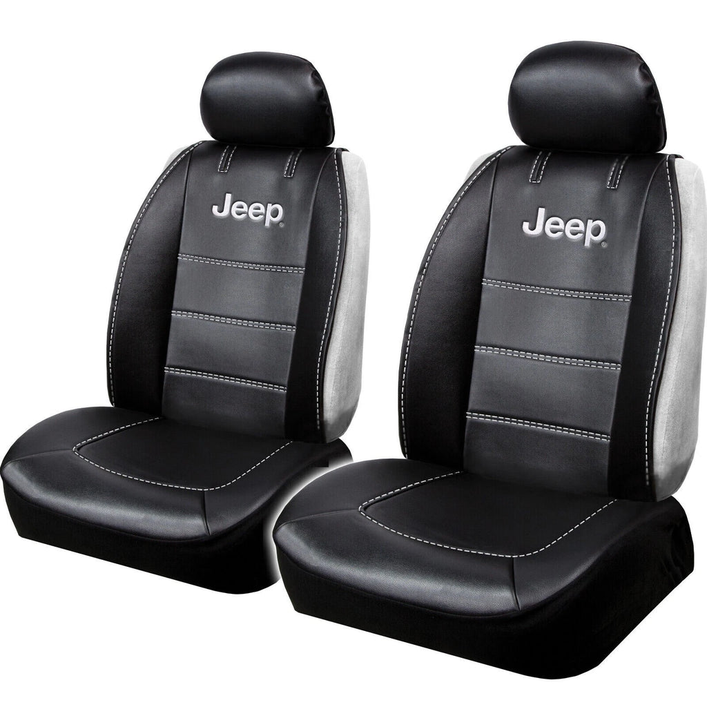 Pair of Vinyl Front Seat Covers for Jeep