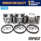 Overhaul Rebuild Kit for Yanmar 3TNE82 3TNE82A (Takeuchi TB28FR, Kobelco SK30SR)