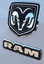 3D Raised Emblem Fuel Tank Gas Gear Sticker Decal for Ram