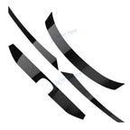 Glossy Black KK Vinyl Front Grille Chrome Delete for Honda Civic (2016-2021)