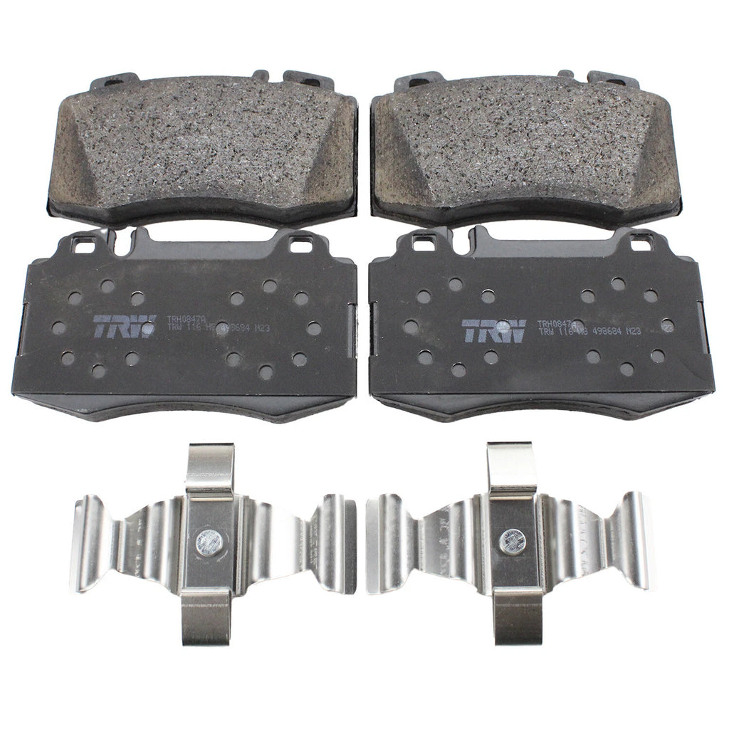 Set of 4 TRW Pro Low-Metallic Brake Pads for MB W203 CL203 W211 W163 W220 R171