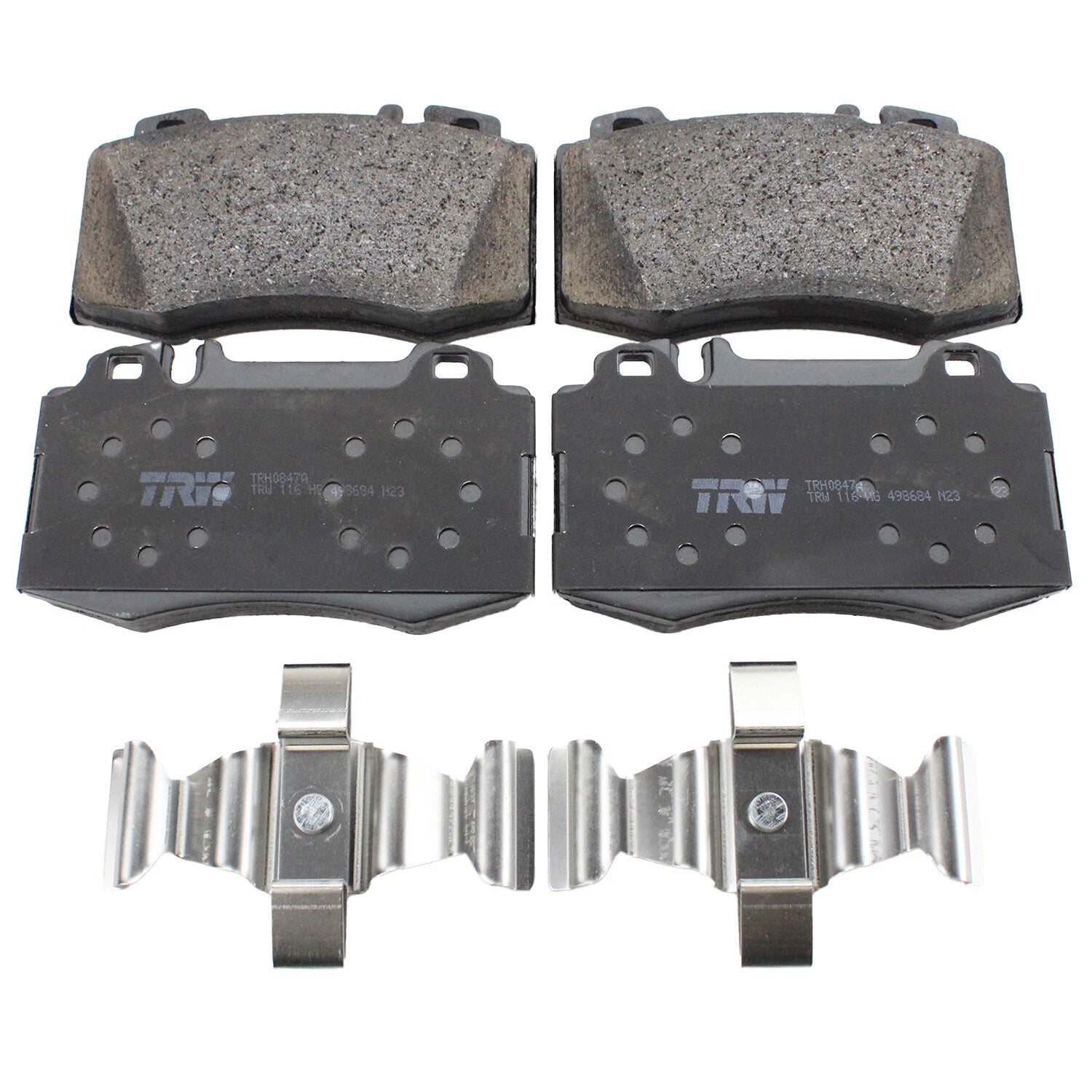 Set of 4 TRW Pro Low-Metallic Brake Pads for MB W203 CL203 W211 W163 W220 R171