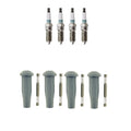 Denso 4 Iridium TT Plugs & NGK Ignition Coil Boots for Ford C-Max (2013)
