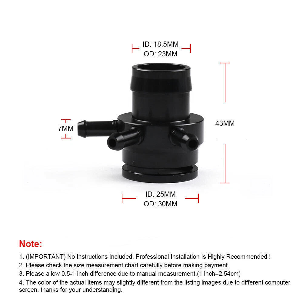 Turbo Boost Tap Vacuum Sensor Adapter for VW Audi 2.0T FSI/TSI (2006–2013)