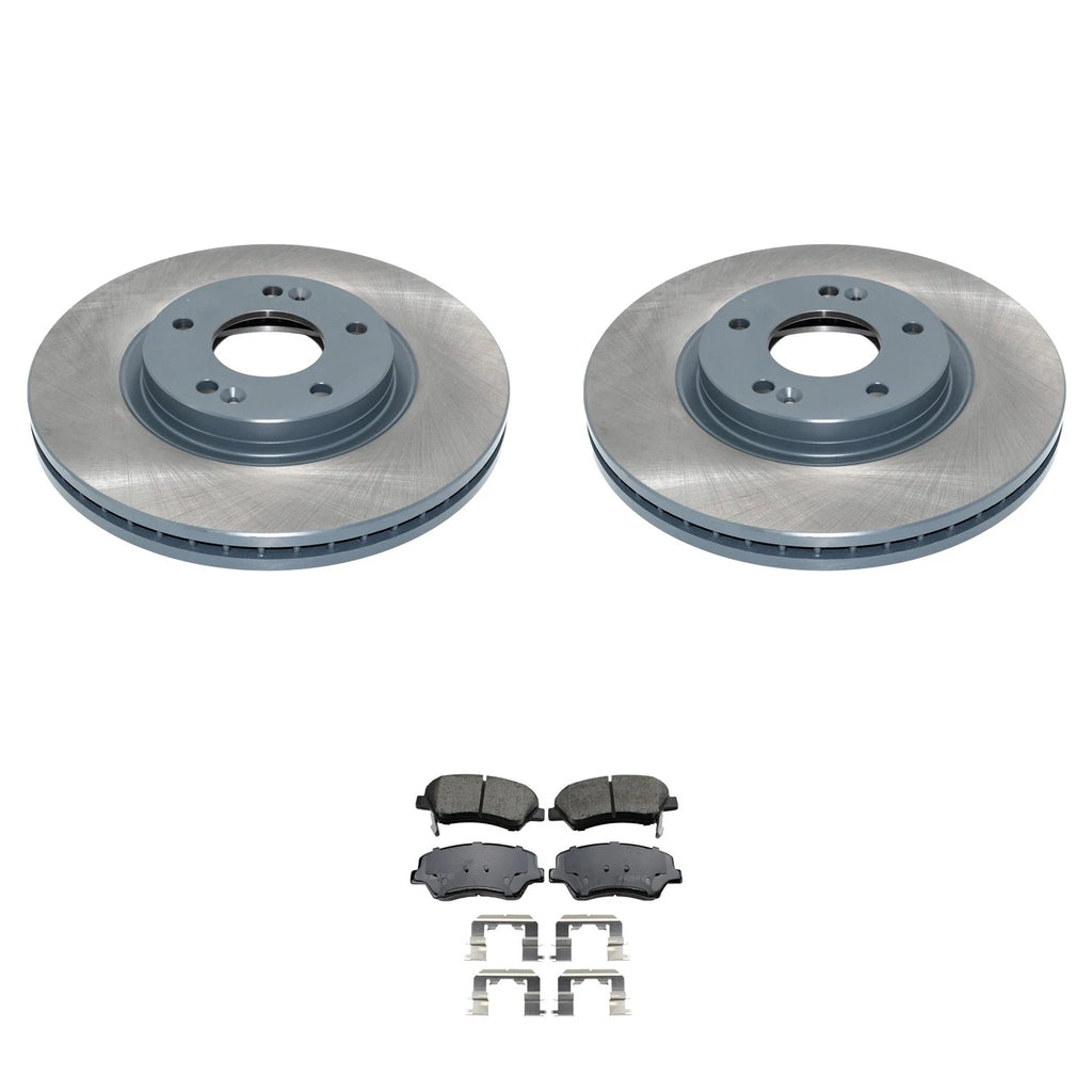 Front Rotors & Brake Pads Kit for Santa Fe Sorento (2013–2019)