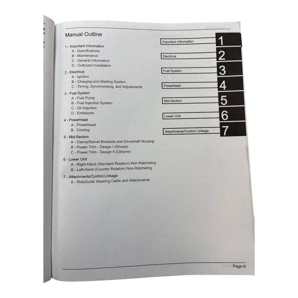 Service Manual for Mercury 90-859494R02 115/135/150/175 Pro XS Optimax (2009)