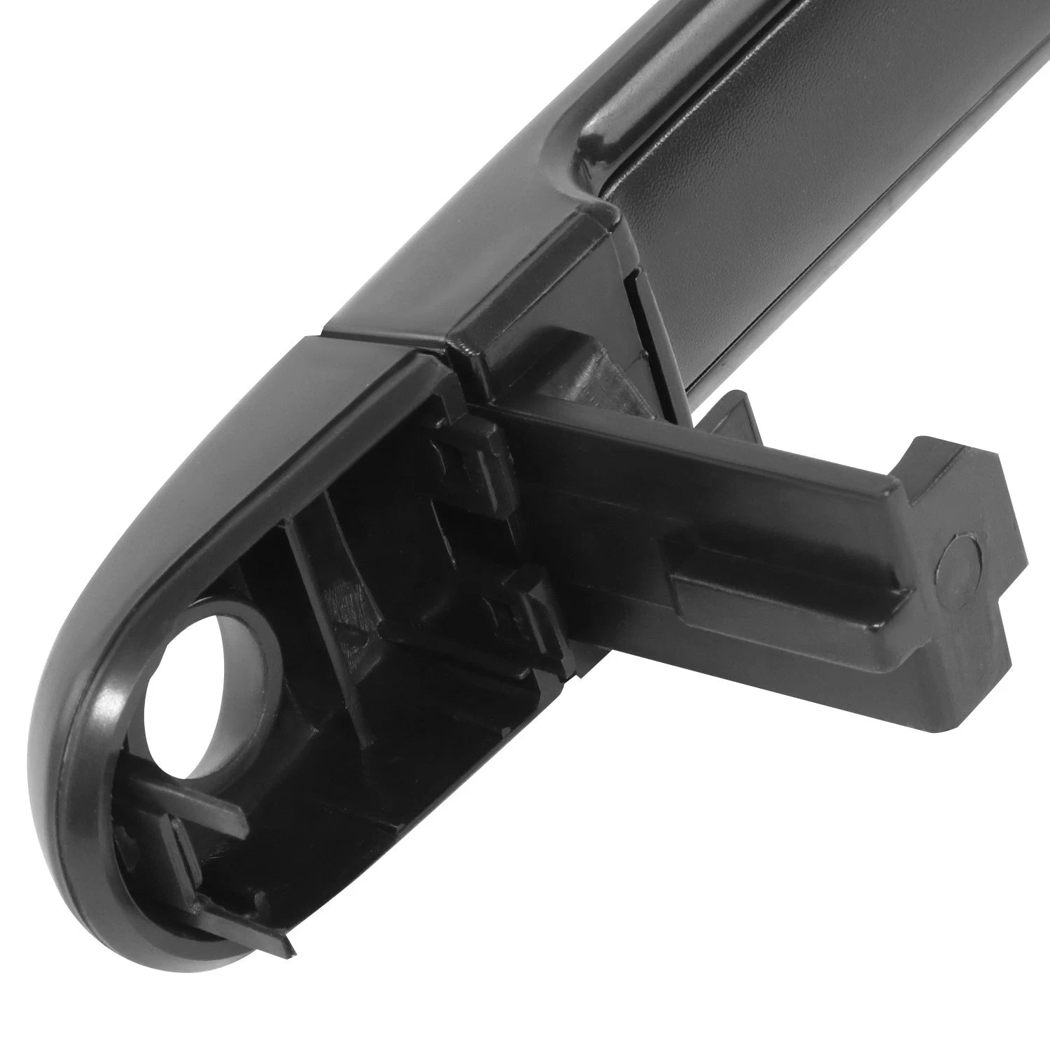 Outer Door Handle for Nissan Versa (2007–2012) - Black Primered, Left Side