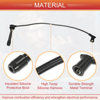 Set of 4 Spark Plug Wire Ignition Coil Cables No. 2750126A00 for Hyundai Accent 