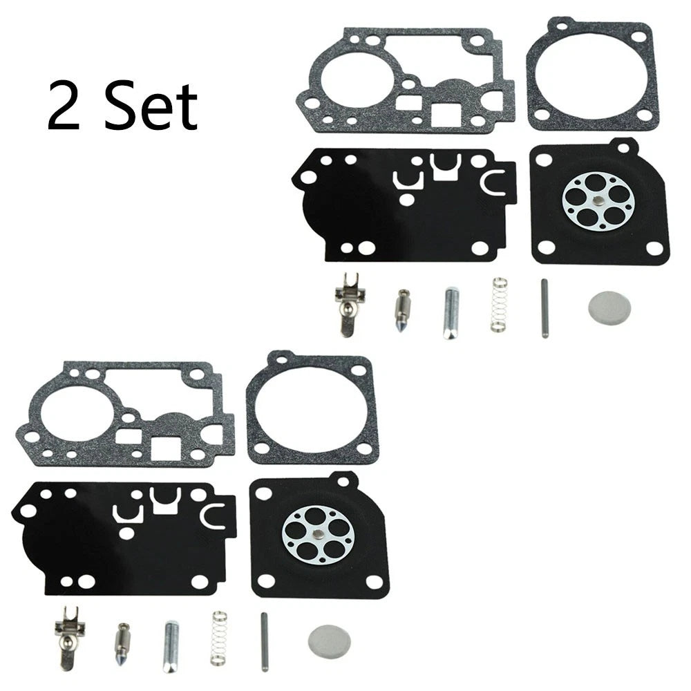 2X Carburetor Repair Kit for Poulan BVM210VS (C1U-W43, C1U-W45, RB-156)