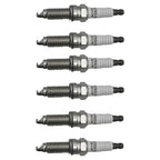 Set of 6 Double Iridium Spark Plugs for Honda Odyssey Ridgeline, Acura MDX (2018–2021)