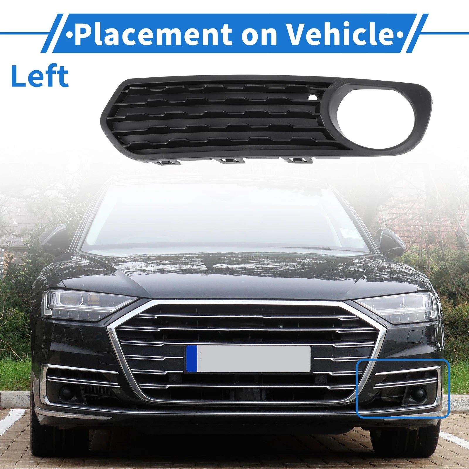 1 Pc Fog Light Grill for BMW F20 F21 (2010–2012) No. 51117245869