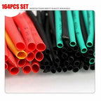 164pcs Heat Shrink Tubing Electrical Sleeving for Universal Use (No Year)