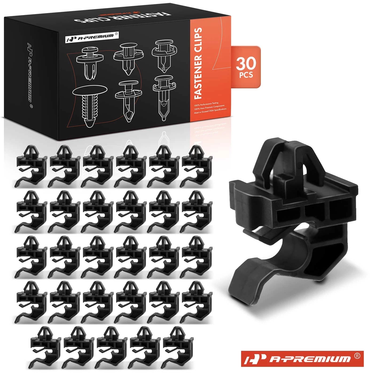 30Pcs Nylon Hood Support Clips for Hyundai 
