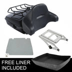 Chopped Trunk Backrest Pad Rack Plate for Harley Touring Road Glide (2014–2026)