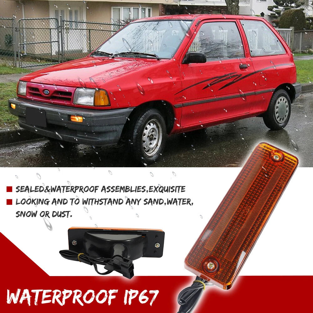 Amber Front Turn Signal Lights for Mazda 323 626 Pickup (1983–1993)