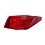 Replacement Passenger Side Outer Tail Light Assembly for 2014-2016 Infiniti Q50
