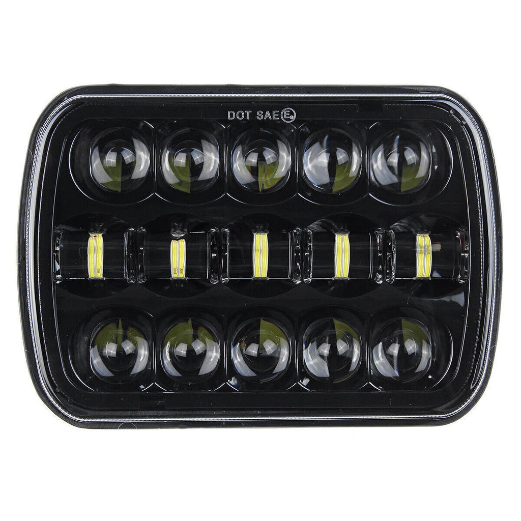 400W 5x7" 7x6" LED Headlights for Dodge Ram W250 D350 Ramcharger