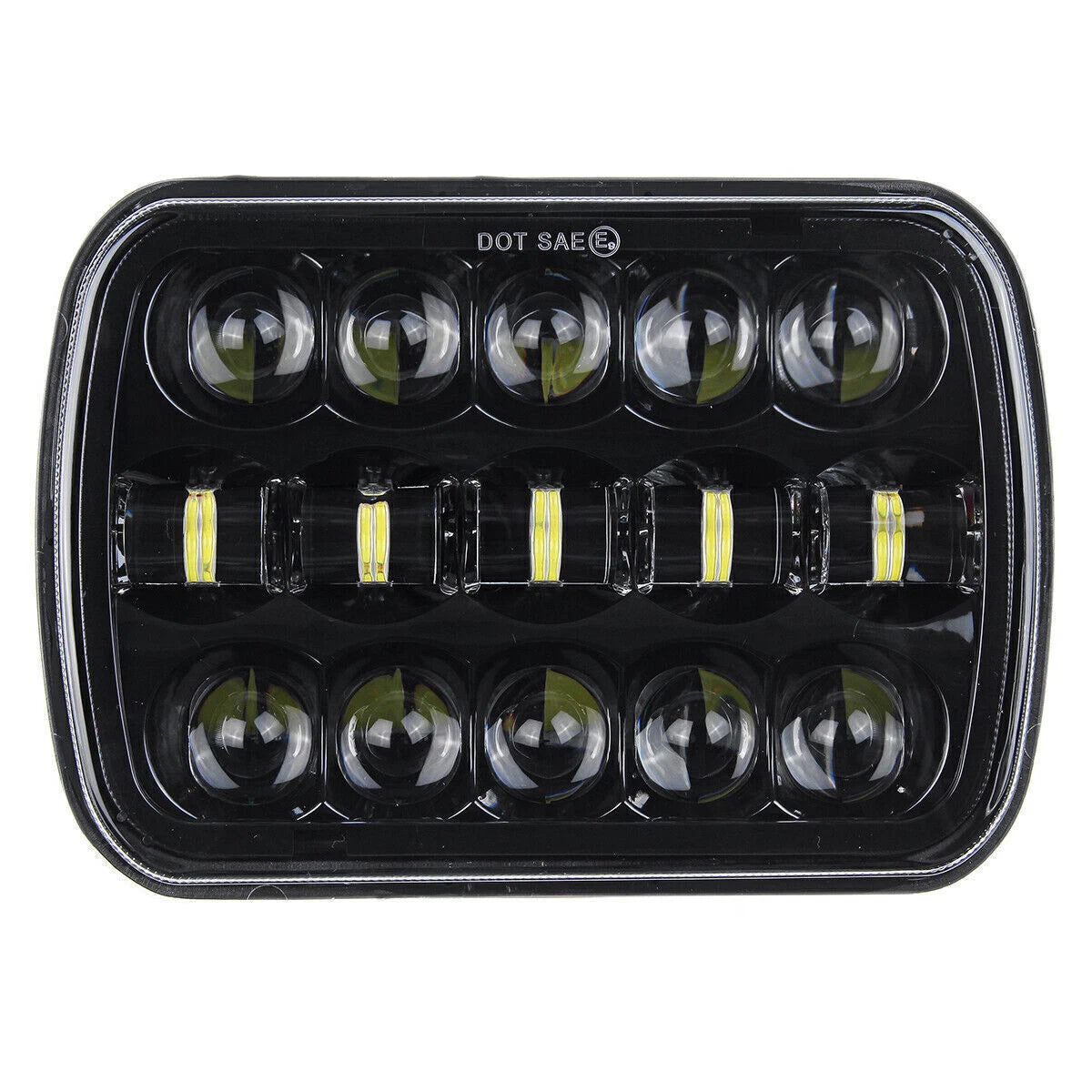 400W 5x7" 7x6" LED Headlights for Dodge Ram W250 D350 Ramcharger