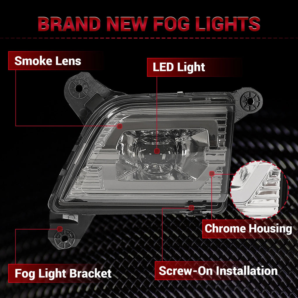 LED Fog Lights for Chevy Silverado 1500 (2019–2022) HECASA