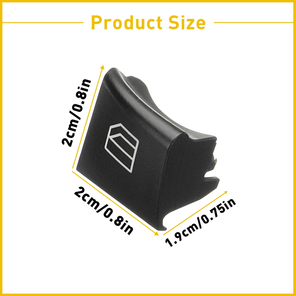 2X Driver Window Switch Repair Button Cap for Mercedes ML GL (2006â2012)