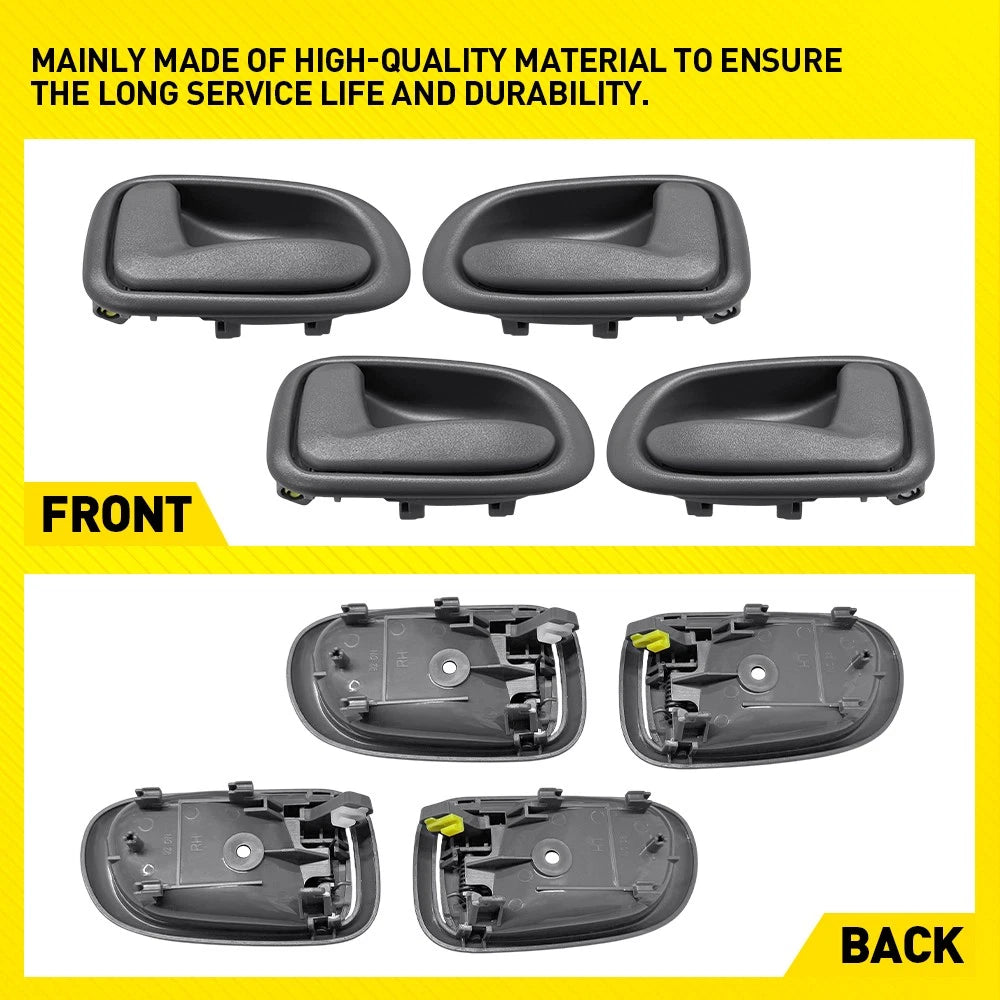 Set of 4 Interior Door Handles for Geo Prizm Toyota Corolla (1993–1997)