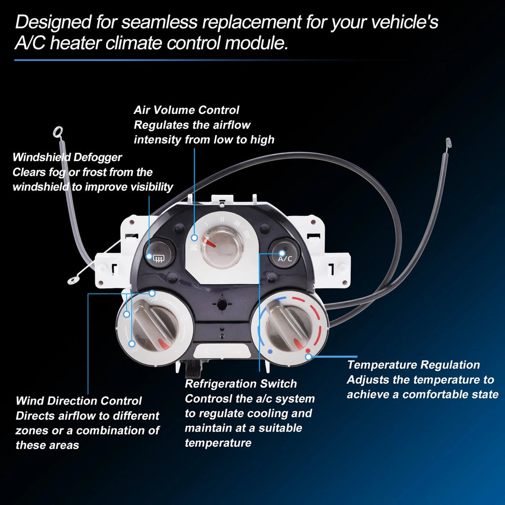 A/C Heater Climate Control Switch Module for Nissan Versa (2012–2013)