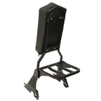Black Sissy Bar Backrest Luggage Rack for Harley Sportster XL 883 1200 (04-22)