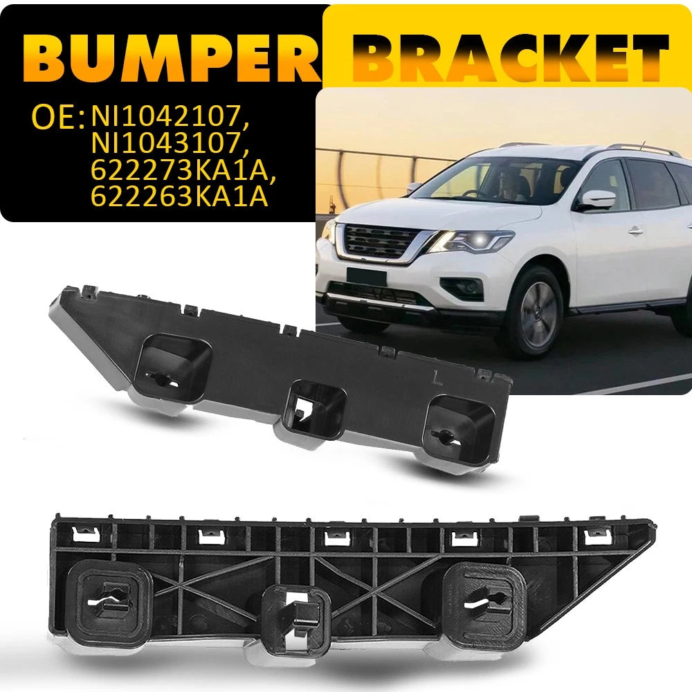 2X Front Bumper Support Brackets for Nissan Pathfinder (2013–2019)