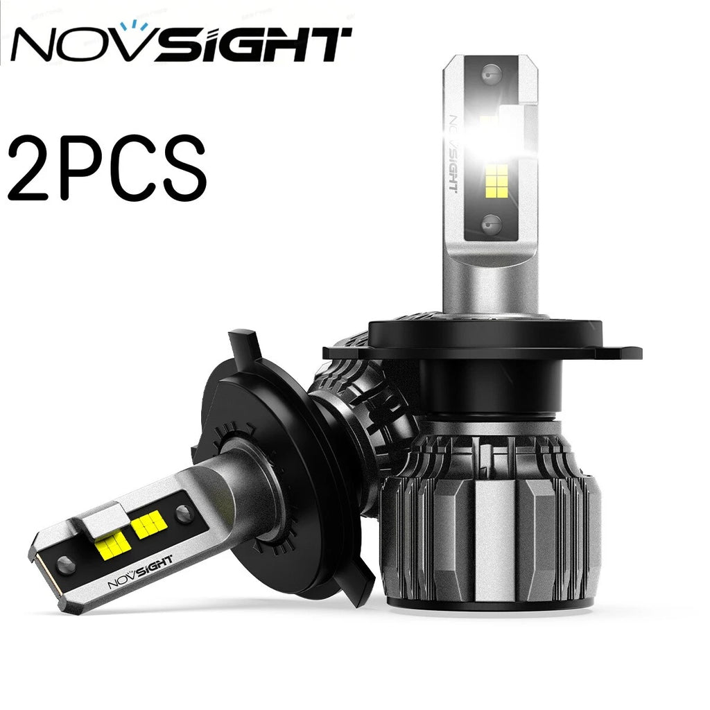 2X H4 9003 LED Headlight Bulbs for NOVSIGHT (13000LM)