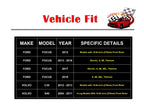 Front Brake Disc Rotors and Ceramic Pads for Ford Focus (2000-2011)