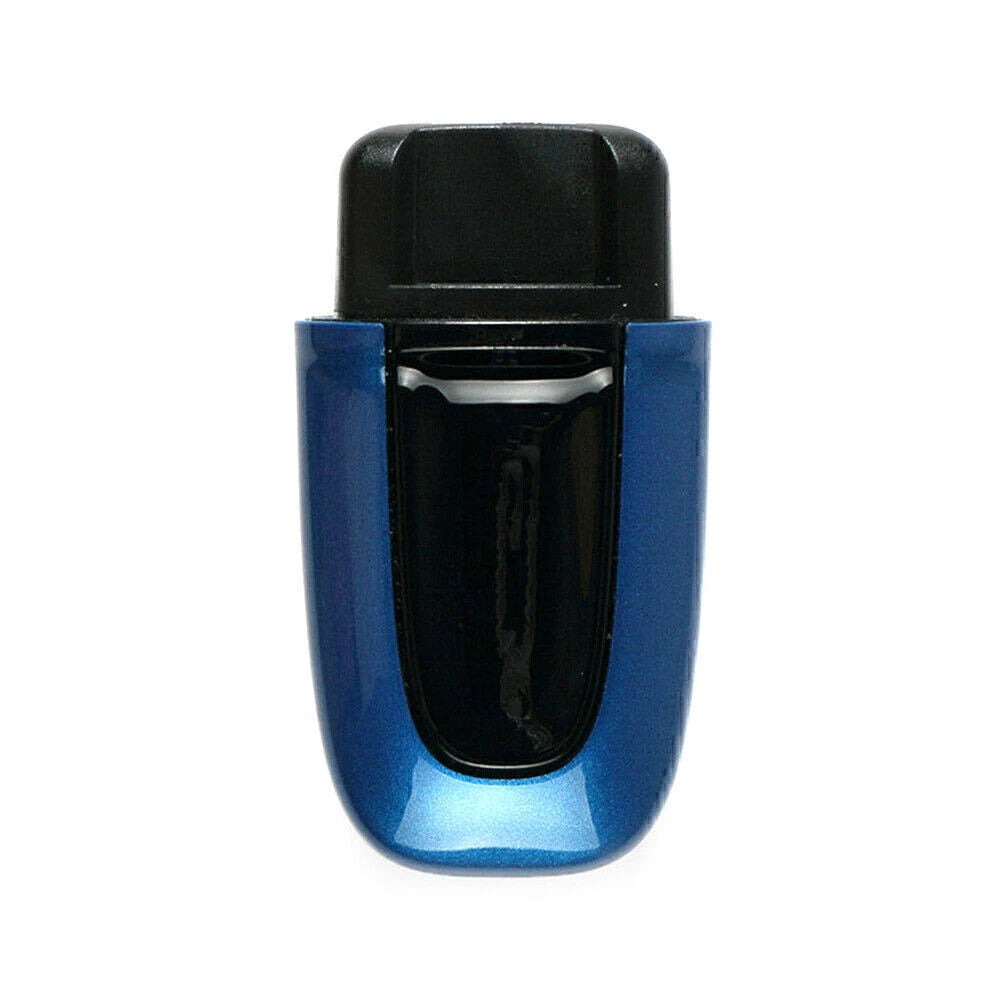 1x Blue ABS One Button Start Key Cover Case for Porsche Macan (2015–2023)
